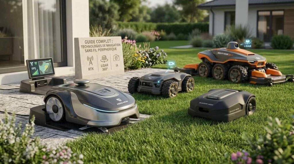 Robot tondeuse sans fil périphérique GPS 2027