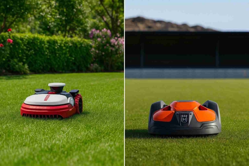Robot tondeuse Kress ou Husqvarna : lequel choisir en 2027 ? Robot tondeuse Kress ou Husqvarna